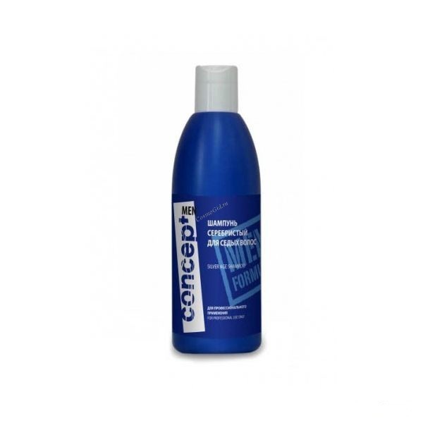 Concept Silver age shampoo (Шампунь серебристый для седых волос оттеночный), 300 мл