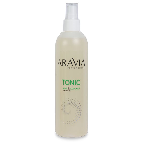 Aravia Тоник для очищения и увлажнения кожи с мятой и ромашкой, 300 мл.