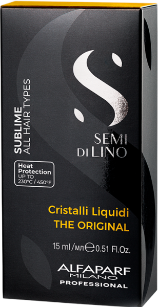 Alfaparf Sublime Cristalli Liquidi (Масло с термозащитой против секущихся волос, придающее блеск)