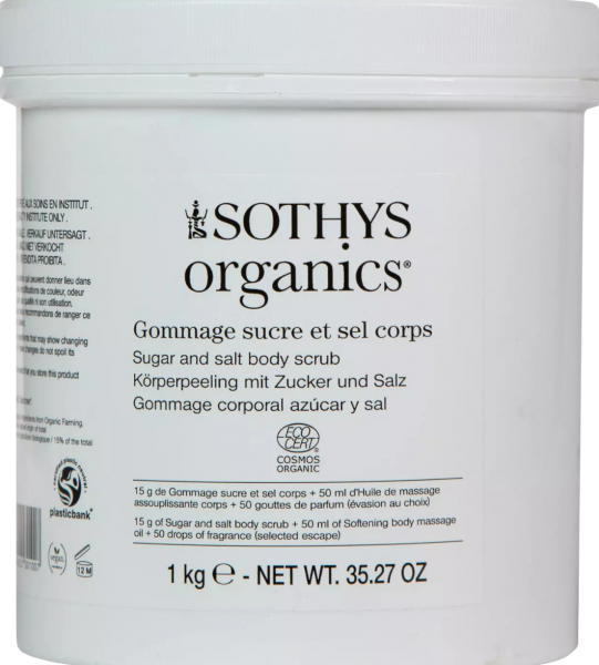 Sothys Sugar and salt body scrub (Сахарно-солевой скраб для тела), 1 кг