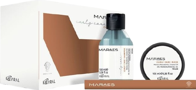 Kaaral Maraes Curly Care Shampoo & Mask Travel Size (Дорожный набор для кудрявых и волнистых волос)