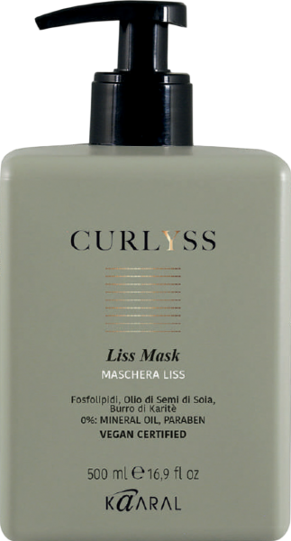 Kaaral Curlyss Liss Mask (Разглаживающая маска для волос), 500 мл