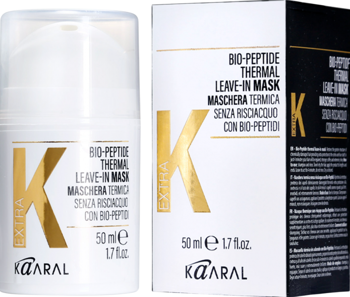 Kaaral Professional Extra-K Bio-Peptide Thermal Leave-In Mask (Несмываемая термомаска для волос с биопептидами), 50 мл