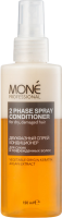 Mone Professional Top Care 2-Phase Spray Conditioner For Damaged Hair (Двухфазный спрей-кондиционер для сухих и поврежденных волос), 150 мл