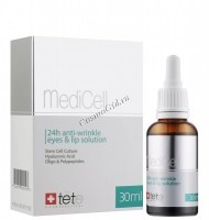 Tete Cosmeceutical 24h anti-wrinkle eyes&lip solution (Комплекс против морщин вокруг глаз и губ 24-ч действия), 30 мл