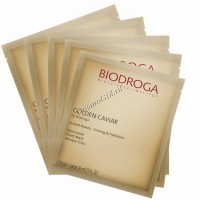 Biodroga Vliesmaske Firming & Hydration "Golden Caviar" (Укрепляющая флисовая маска "Золотая икра"), 16 мл.