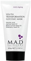 M.A.D Skincare Anti-Aging Youth Transformation Glycolic Mask (Омолаживающая маска с гликолевой кислотой), 60 гр