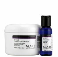 M.A.D Skincare Anti-Aging Jenasus growth factor mask Multi Plant Stem Booster Serum (Маска для интенсивного омоложения и регенерации кожи Сыворотка-бустер с меристемальными растительными клетками), 240 гр + 30 мл