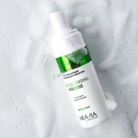 Aravia Professional Cool Cleansing mousse (Мусс очищающий с охлаждающим эффектом с алоэ вера и аллантоином), 160 мл