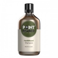 Farmagan Point Barber Hair & Beard Shampoo (Шампунь мужской освежающий для волос и бороды), 300 мл