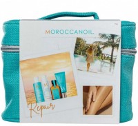 Moroccanoil Repair Kit 2023 (Дорожный набор 2023 "Восстановление"), 2*70+25+40 мл + косметичка