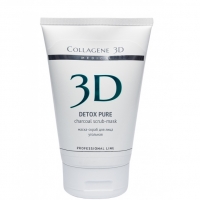 Medical Collagene 3D Detox Pure Charcoal Scrub-Mask (Маска-скраб угольная от черных точек)