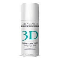 Medical Collagene 3D Express Protect (Гель-маска для лица с софорой японской, профилактика купероза, устранение темных кругов и отечности)