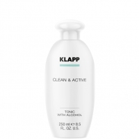 Klapp Clean & Active Tonic with Alcohol (Тоник со спиртом), 250 мл