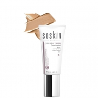 Soskin СС Cream Color Control 3 in 1 (СС Крем для лица контроль цвета 3 в 1 тон), 20 мл