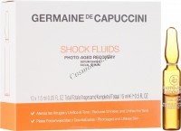 Germaine de Capuccini Options Shock Fluids Photo-Aged Recovery (Сыворотка для лица "Восстановление и борьба с фотостарением"), 10 шт x 1,5 мл