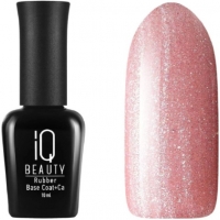 IQ Beauty Shimmer Nude Base (Базовое покрытие для гель-лака камуфлирующее с шиммером), 10 мл