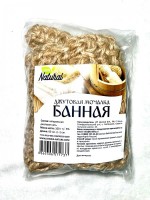 Мочалка джутовая банная вязаная, 60 г