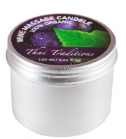 Thai Traditions Wine Massage Candle (Массажная свеча Вино), 120 мл