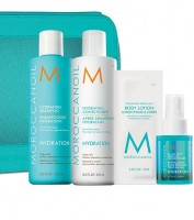 Moroccanoil Hydration 2023 (Набор "Увлажнение 2023"), 2*250+50+10 мл + косметичка