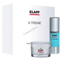 Klapp x-treme Face care set (Набор «Флюид ревитализирующий + кислородная маска), 2 препарата