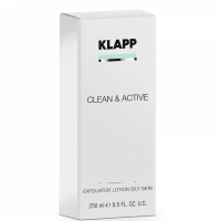 Klapp Clean & Active Exfoliator Oily Skin (Эксфолиатор для жирной кожи), 250 мл