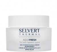 Selvert Thermal 48H Hydration Rich Cream Glow Effect (Насыщенный увлажняющий крем 48 часов «Эффект сияния»), 50 мл