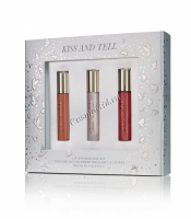 Jane Iredale Lip Trio Kiss and Tell (Трио блеска для губ Секрет поцелуя)