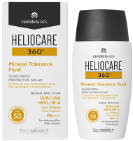 Cantabria HELIOCARE 360&#186; Mineral Tolerance Fluid Sunscreen SPF 50 (Солнцезащитный минеральный флюид с SPF 50 для чувствительной кожи), 50 мл