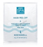 Keenwell Mask Peel-Off 6 Успокаивающая альгинатная маска, 12 шт. по 25 г