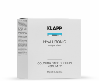 Klapp Hyaluronic Color & Care Cushion (Тональный увлажняющий кушон), 15 гр