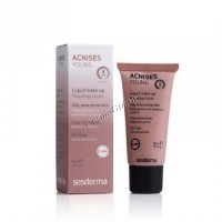 Sesderma Acnises Young spf 5 (Тональный крем для проблемной кожи, темный тон), 30 мл.