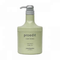 Lebel Proedit hair treatment curl fit (Восстанавливающая маска для тонких, сухих, непослушных и вьющихся волос).