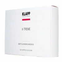 Klapp X-Treme Deep cleansing massage (Массажный пилинг), 10 шт x 10 мл