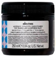 Davines Alchemic Conditioner For Blond And Lightened Hair Marine Blue (Кондиционер «Алхимик» для осветленных и натуральных блондов, приглушенный синий), 250 мл