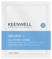 Keenwell NEURO-K 01.HYDRO-SENSE Peel-off Masks (Альгинатная увлажняющая маска для обезвоженной кожи), 15 г + 130 мл