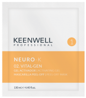 Keenwell NEURO-K 02. VITAL-GEN Peel-off Masks (Альгинатная энергизирующая маска для любого типа кожи), 15 г + 130 мл