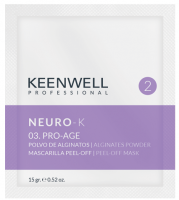 Keenwell NEURO-K 03. PRO-AGE Peel-off Masks (Альгинатная омолаживающая маска для любого типа кожи), 15 г + 130 мл