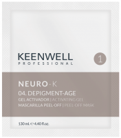 Keenwell NEURO-K 04. DEPIGMENT-AGE Peel-off Masks (Альгинатная отбеливающая маска для любого типа кожи), 15 г + 130 мл