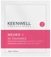 Keenwell NEURO-K 05. TOLERANCE Peel-off Masks (Альгинатная маска, для любого типа чувствительной кожи), 15 г + 130 мл