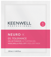 Keenwell NEURO-K 05. TOLERANCE Peel-off Masks (Альгинатная маска, для любого типа чувствительной кожи), 15 г + 130 мл