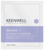 Keenwell NEURO-K 07. PERFECT-CONTOUR Peel-off Masks (Альгинатная маска для области вокруг глаз), 15 г + 75 мл