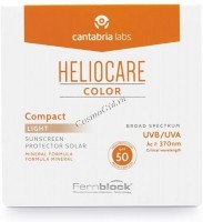 Cantabria HELIOCARE Color Compact SPF 50 Sunscreen (Крем-пудра компактная минеральная с СЗФ 50 для сухой и нормальной кожи), 10 г