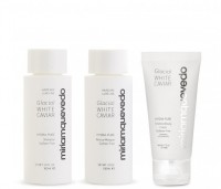 Miriamquevedo Glacial White Caviar Global Rejuvenation Set (Набор для омоложения и глубокого восстановления), 3 средства