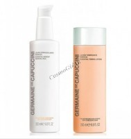 Germaine de Capuccini Options Duo Comfort (Набор: молочко очищающее, лосьон тонизирующий), 2 средства