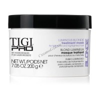 Tigi Pro luminous blonde treatment mask (Маска для осветленных волос), 200 г.