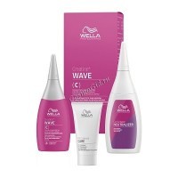 Wella Creatine Wave (Набор для окрашенных и чувствительных волос), 3 средства