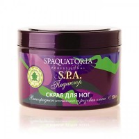 Spaquatoria Foot Scrub (Скраб для ног с виноградной косточкой и розовой глиной, SPA педикюр), 500 мл