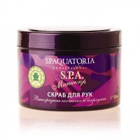 Spaquatoria Hand Scrub (Скраб для рук Виноградная косточка и скорлумин, SPA маникюр), 500 мл