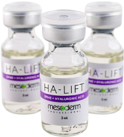 Mesoderm HA - Lift (Биоревитализант с DMAE и Гиалуроновой кислотой), 3 шт x 3мл